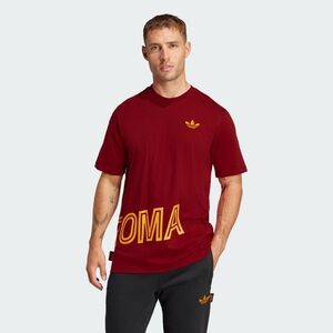 NWT Adidas Men's AS Roma Graphic T Shirt Short Sleeve Tee Size M Soccer Italy